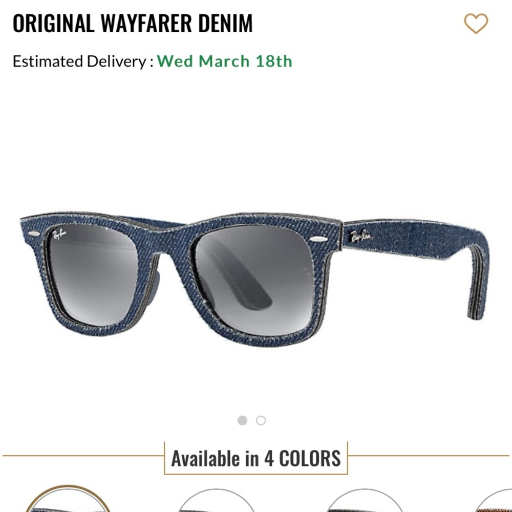 Denim Rayban Wayfarer - RB2140